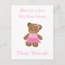 Recherche de ours de nounours invitations Mother to be