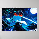 Zoek naar manga meisje posters Kleurrijk