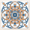 Recherche de mosaïque marocaine dessous de verres Géométrique