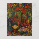 Recherche de fleur sauvage cartes postales Peinture
