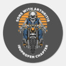 Recherche de motard drôle autocollants Cycliste