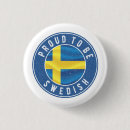 Recherche de suédois badges Drapeau de la suède
