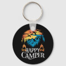 Recherche de campeur vintage porteclés Camping