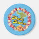 Recherche de tropical refrigérateur magnets Illustration