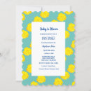 Recherche de jaune et turquoise invitations Pour enfants