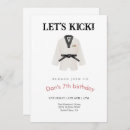 Zoek naar taekwondo verjaardag uitnodigingen Vechtkunsten