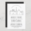 Recherche de paris skyline invitations Ville