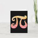 Recherche de symbole pi vœux cartes Nerd