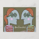 Recherche de rapport cartes postales Illustration