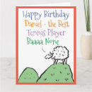 Recherche de tennis anniversaire cartes invitations Joueur de tennis
