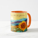 Recherche de paysage montagne tasses Orange
