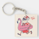 Recherche de père noël drôle porteclés Plage