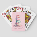 Recherche de tasse café de jeux de cartes Rose