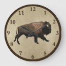 Recherche de bison horloges Animaux