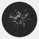 Recherche de verre brisé autocollants Cassé