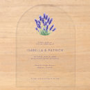 Recherche de fleurs de lavande invitations Minimaliste