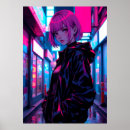 Recherche de manga fille posters Cyberpunk
