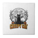 Recherche de chats vintages carreaux Halloween