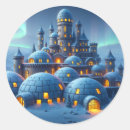 Recherche de igloo autocollants Hiver