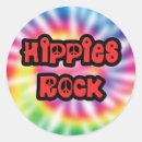 Recherche de hippies autocollants Symbole de paix
