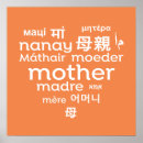 Recherche de différentes langues posters Mère