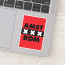 Recherche de le drapeau néerlandais autocollants Amsterdam