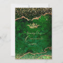 Recherche de green gold quinceanera invitations Tiara