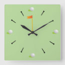 Recherche de balle de golf horloges Blanc