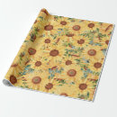 Zoek naar zonnebloemen cadeaupapier Waterverf