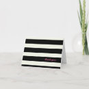 Recherche de rayures noires et blanches vœux cartes Tendance