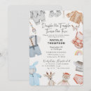 Recherche de jumeaux baby shower invitations Moderne