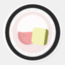 Recherche de papier de riz autocollants Saumon