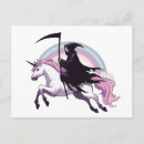 Recherche de la faucheuse cartes postales Squelette