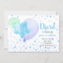 Zoek naar blauwe jongens 1e verjaardag uitnodigingen Schattig