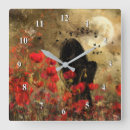 Recherche de poppy horloges Aquarelle