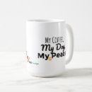 Recherche de paix classiques tasses Chien