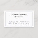 Recherche de professionnel médical cartes visite Dentiste