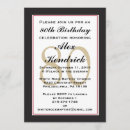 Recherche de quatre vingtième anniversaire invitations Chic