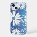 Recherche de marguerite blanche iphone coques Bleu