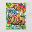 Recherche de escargot bleu cartes postales Rouge