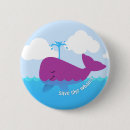 Recherche de baleine mignonne badges Océan