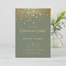 Recherche de confettis invitations Feuille d'or