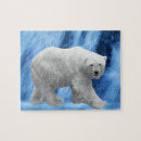 Recherche de ours blanc puzzles Faune