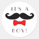 Recherche de bébé moustache autocollants Garçon