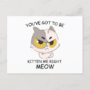 Zoek naar schattig katje briefkaarten Grappig