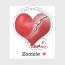 Recherche de coeur brisé autocollants Anti valentine