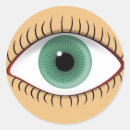 Recherche de yeux drôles autocollants Fou