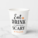 Recherche de halloween gobelets papier Typographie
