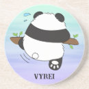 Recherche de panda dessous de verres Dessin animé panda