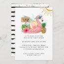 Recherche de ananas exotiques invitations Aquarelle